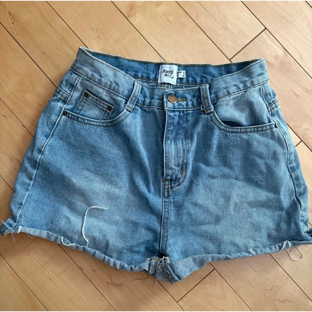 Princess Polly Jean Shorts Size 4